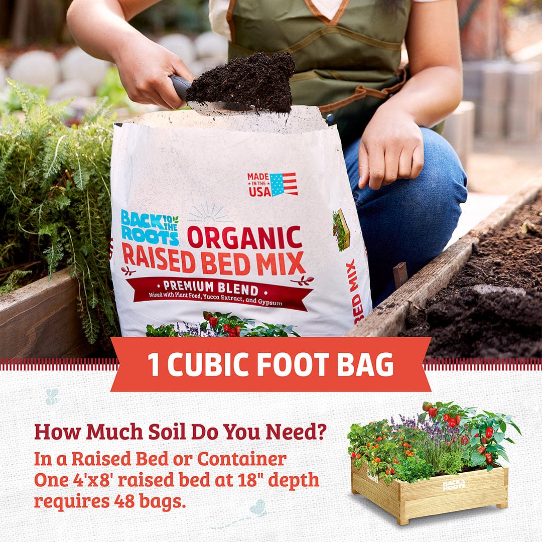 Organic Premium Blend Raised Bed Mix 1 cu.ft. – 4 Pack - Image 5