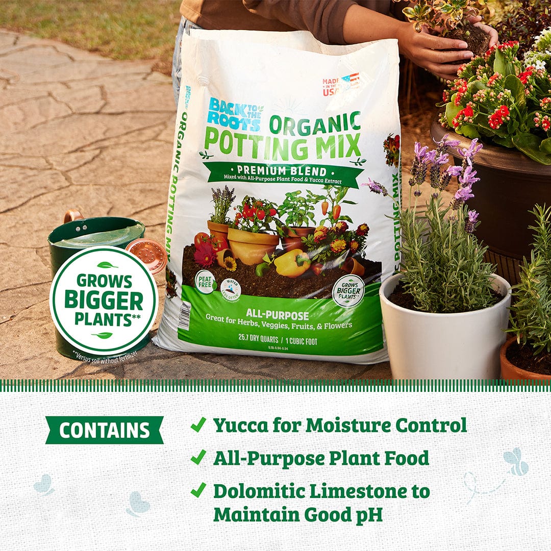 Organic Premium Blend Potting Mix 1 cu.ft. - Image 7