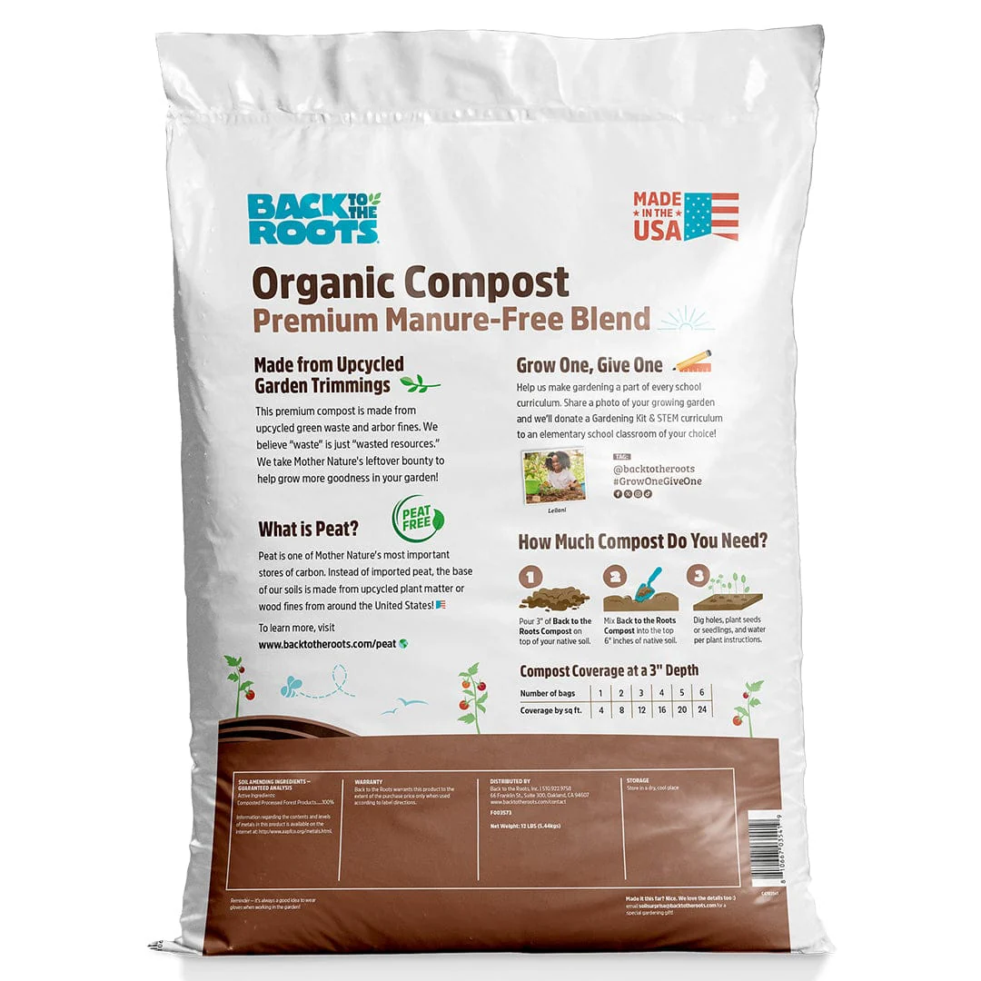 Organic Premium Compost — Manure-Free Blend (1 cu.ft.) — Ready to Use - Image 10