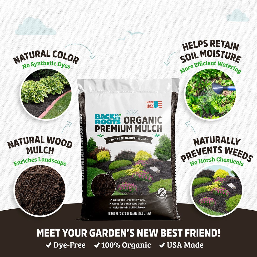 Organic Premium Mulch — Natural Wood (1 cu.ft.) 4 Pack — Ready to Use - Image 4